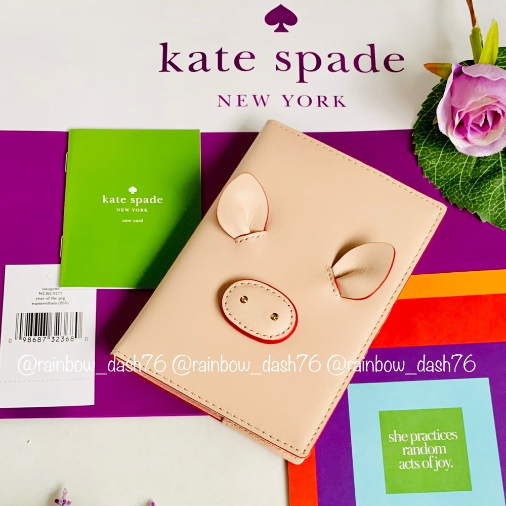 Kate Spade Year of the Pig Passport Holder